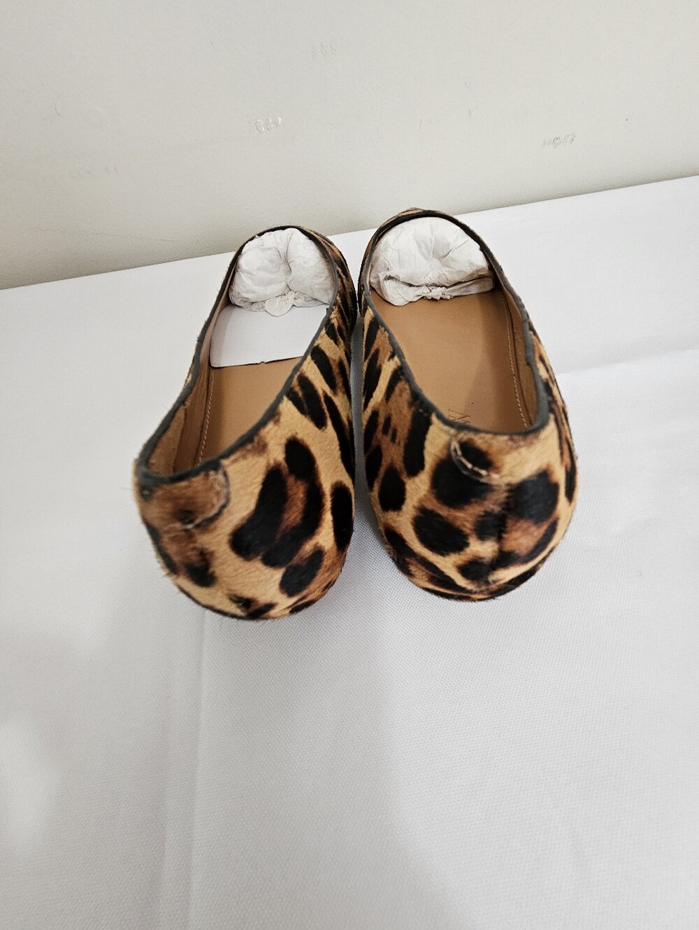 J. Crew Leopard Print Pointed Toe Flats - Brown/Black - Picture 5 of 12